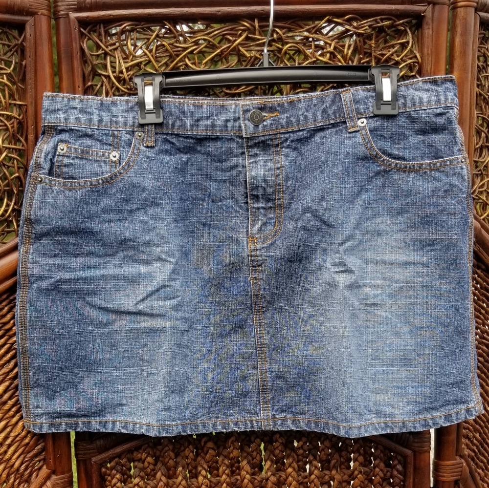 Jean Mini Skirt